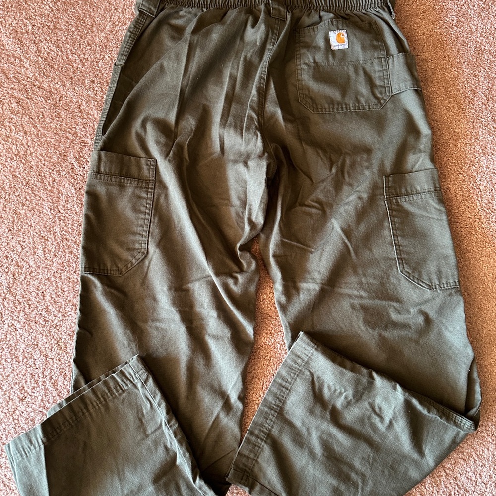 Carhartt Men's Olive Green Work Pants